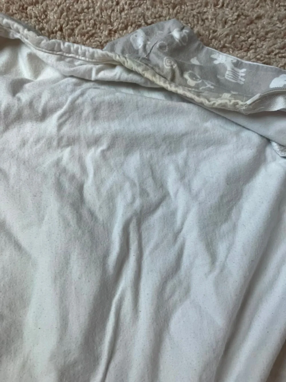 Alvi Summer Cotton Beige Animal Print Sleep Sack - Neutral Safari Design